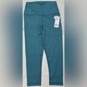 Yogalicious Adriatic Blue Lux Everyday Crop Tight Leggings